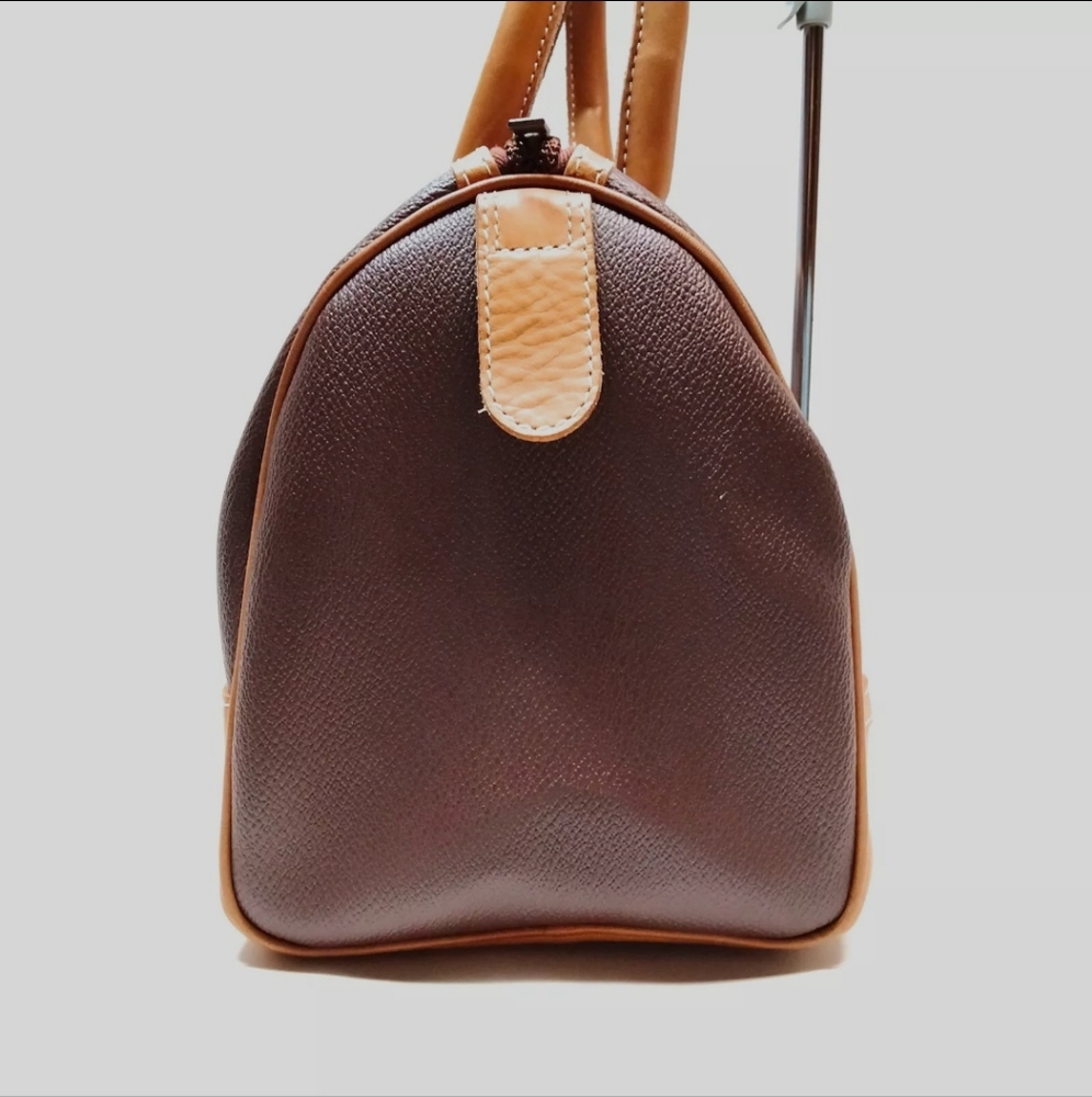 LOEWE Brown Leather Amazona Anagram Boston Bag/Satchel - Perfect Fall - Picture 8 of 9